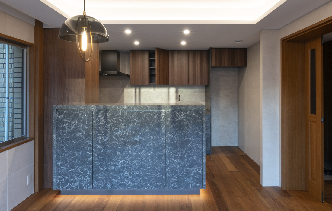 kitchen64 6003 Coastal Grey　キッチン