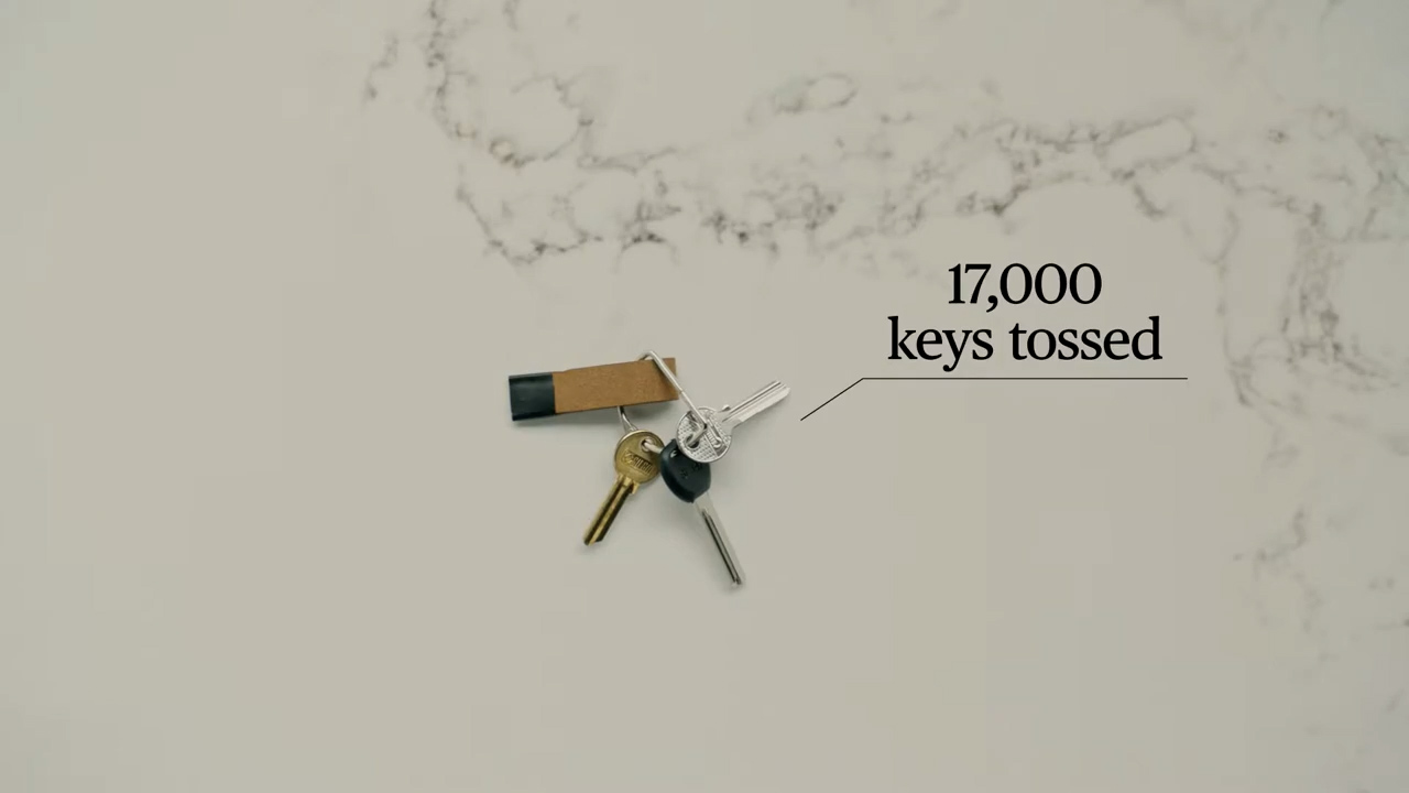 鍵を落としても傷つかない　強く美しい素材　Caesarstone /シーザーストーン